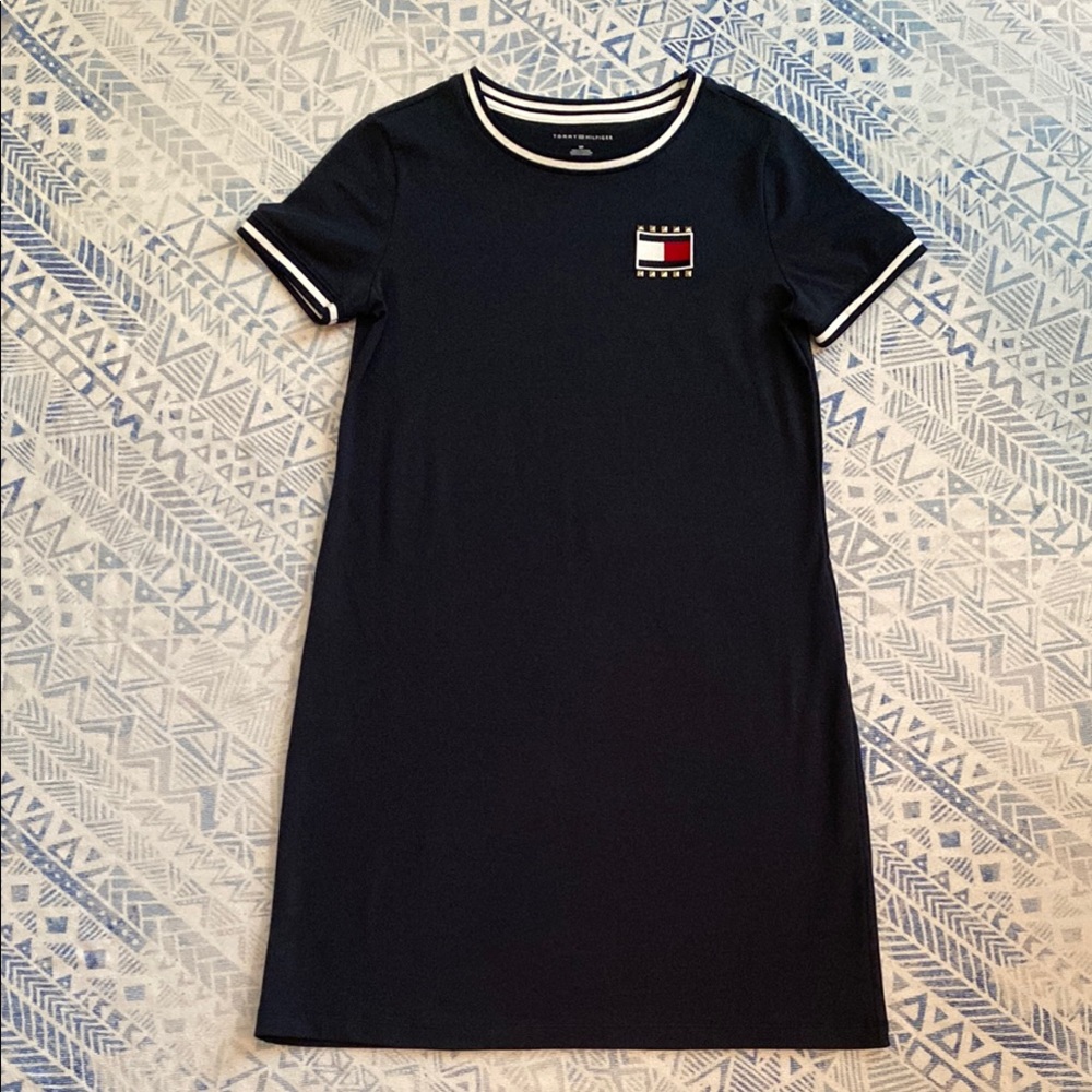Tommy Hilfiger Casual Navy Dress - Picture 7 of 7